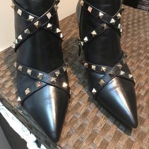 Valentino Rockstud Booties, 37.5